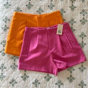 a new day High Waist Shorts in Pink and Orange